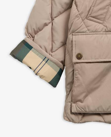 Yasmin Down Puffer Jacket Light Trench