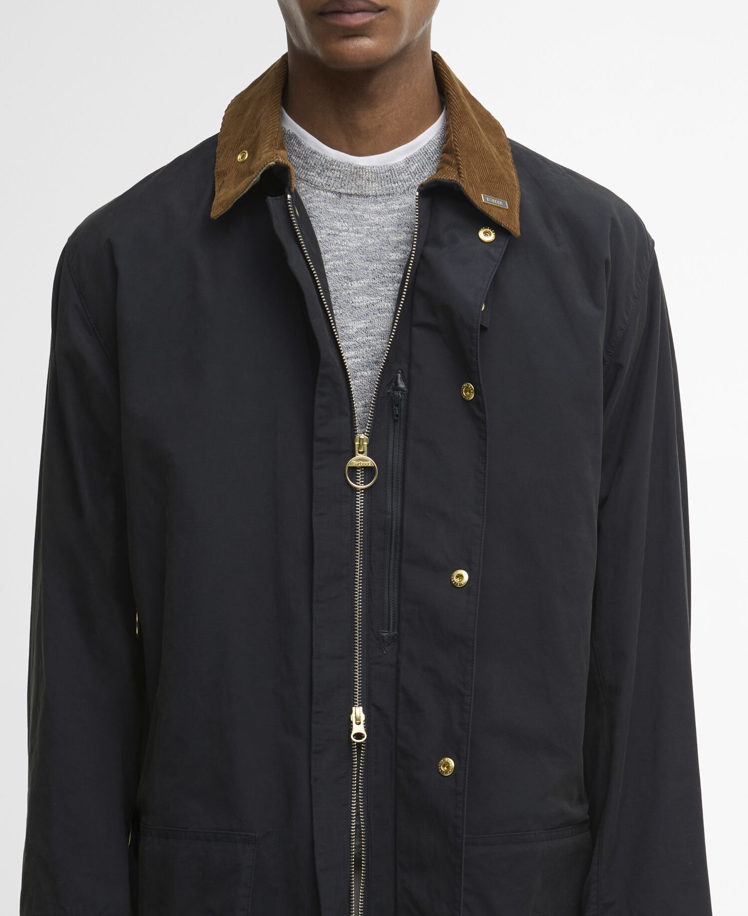Icons Border Casual Jacket Dark Navy