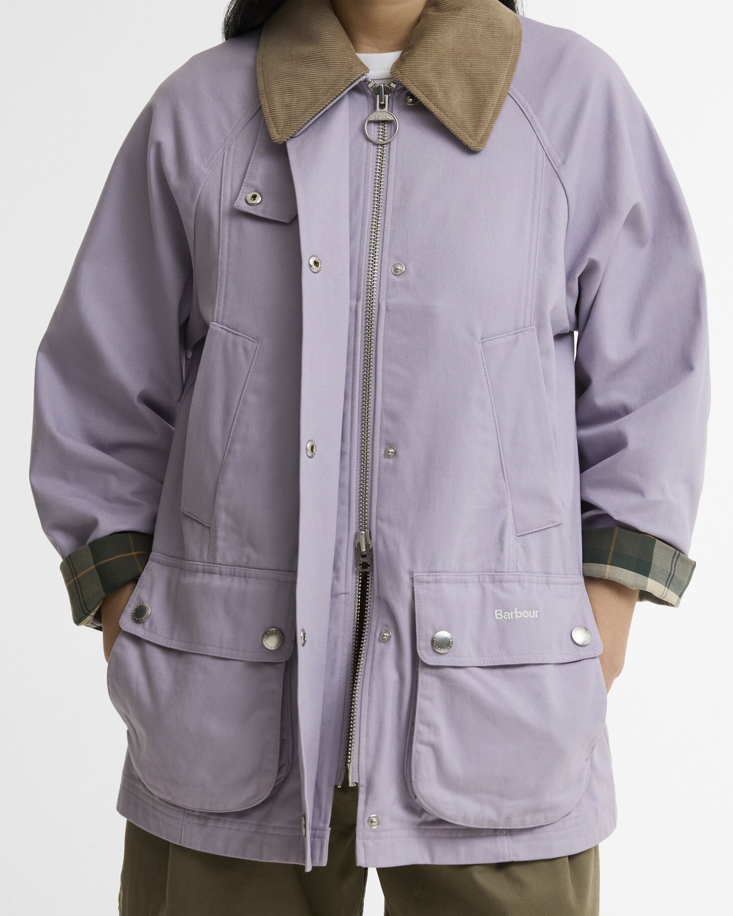 Modern Beadnell Casual Jacket Heather Mist/Ancient/Timberwolf