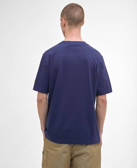 Outline T-Shirt Pigment Navy