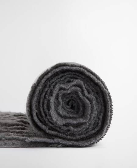 Brandy Boucle Scarf Grey