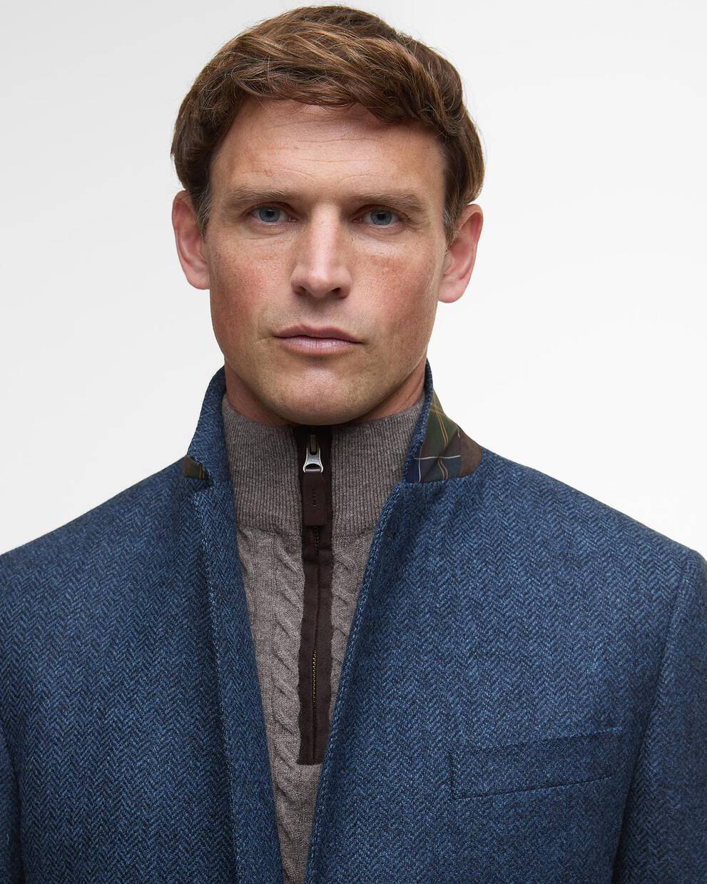 Blazer con motivo a spina di pesce Firth Moons