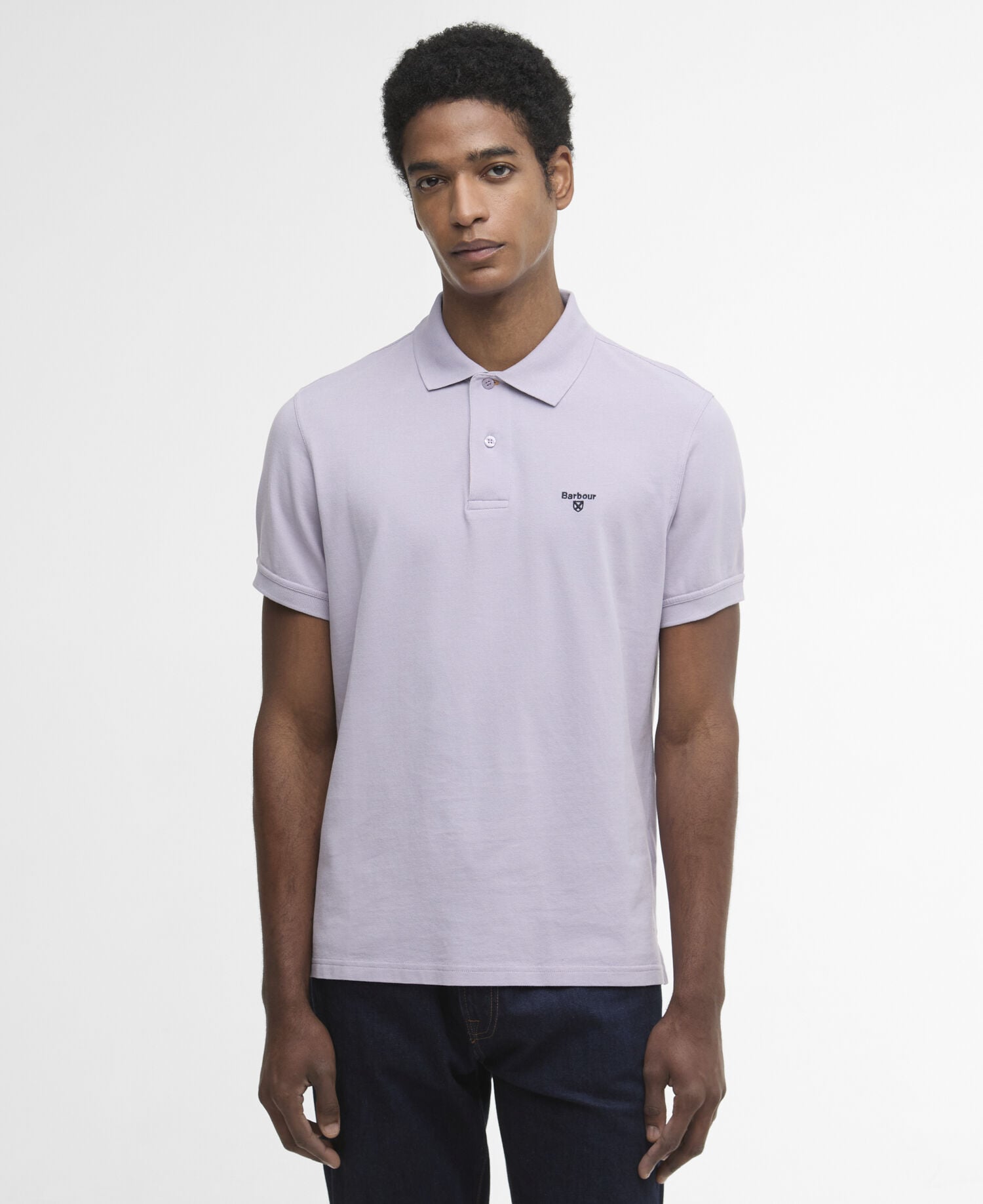Lightweight Sports Short-Sleeved Polo Shirt Heather Mist