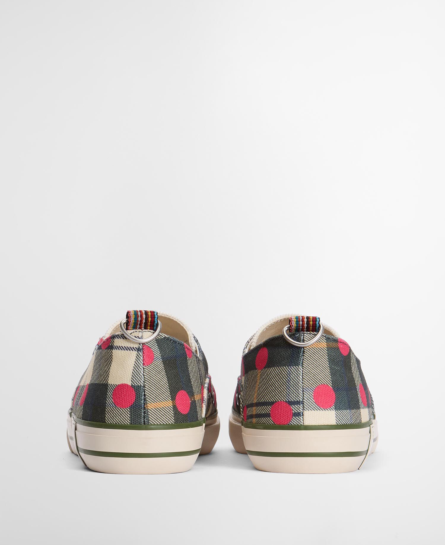 Paul Smith Loves Barbour Herren Sneaker Plimsolls Ancient Tartan