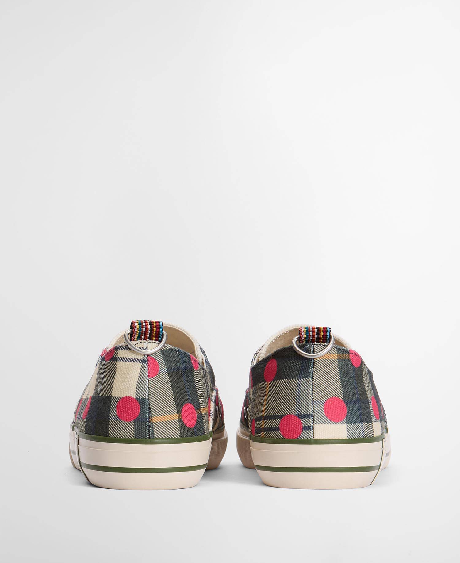 Paul Smith Loves Barbour Herren Sneaker Plimsolls Ancient Tartan image number 1