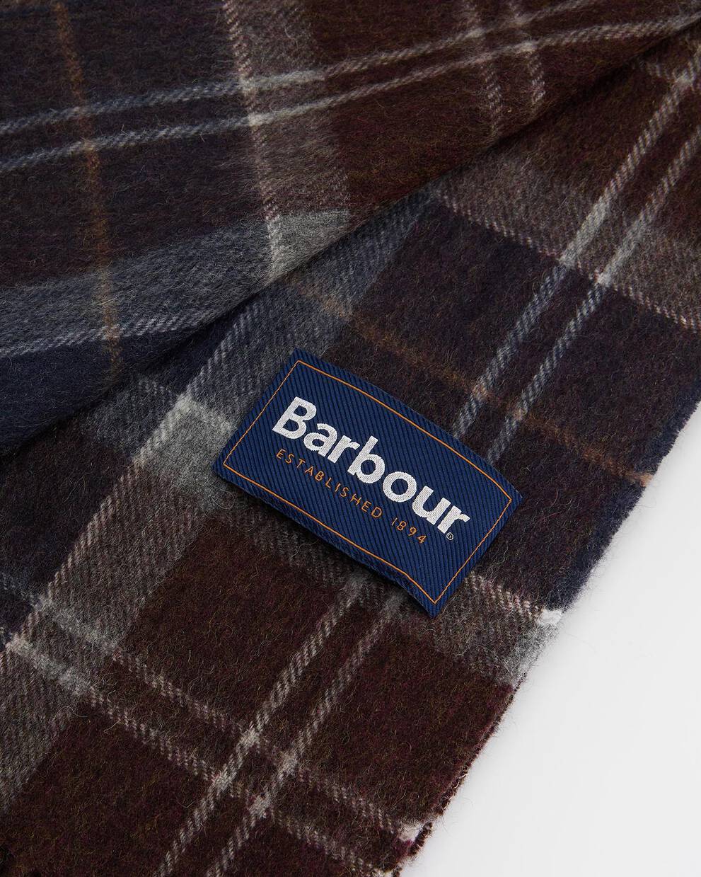 Sciarpa Braden in lana e tartan