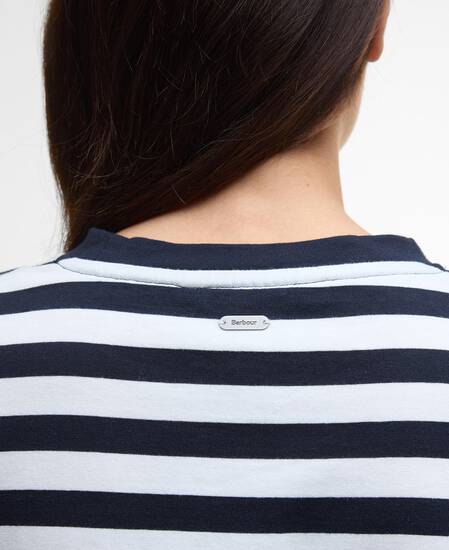 Bede Oversized Long-Sleeved T-Shirt Navy