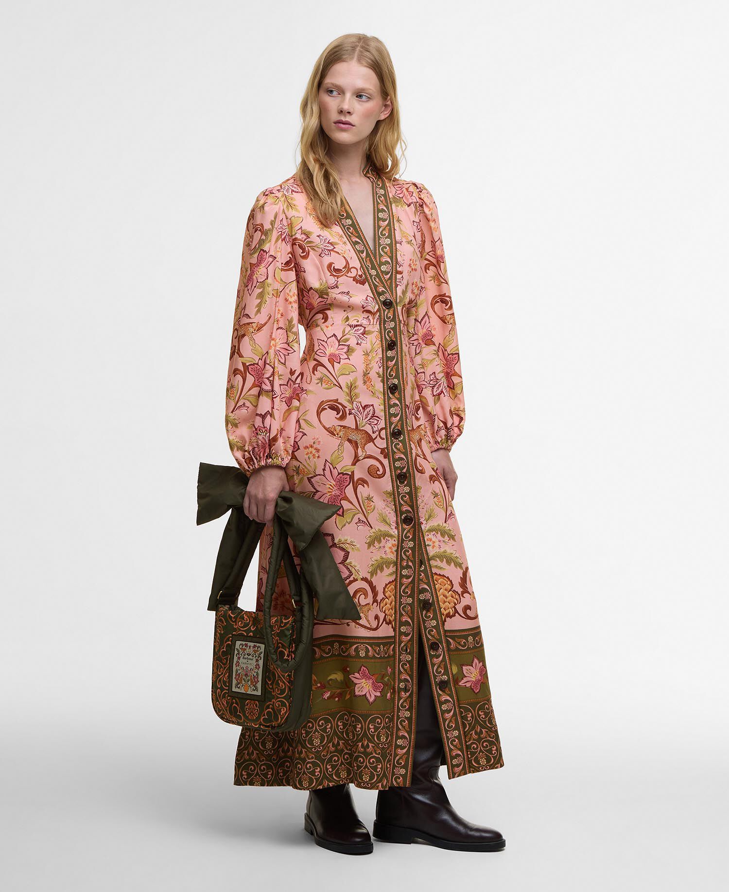 Barbour FARM Rio Alice Maxi Dress Tropical Print
