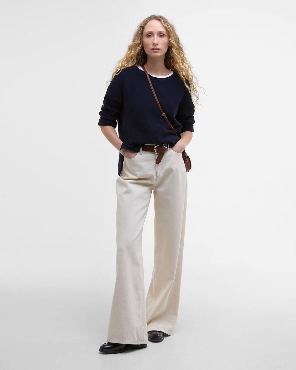 Pullover Marine Rundhalsausschnitt