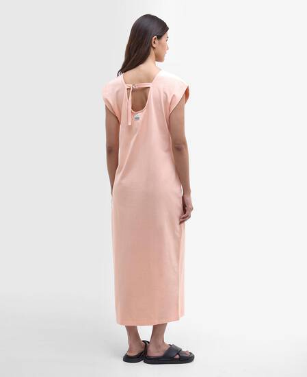Natalia Midi Dress Peach Parfait