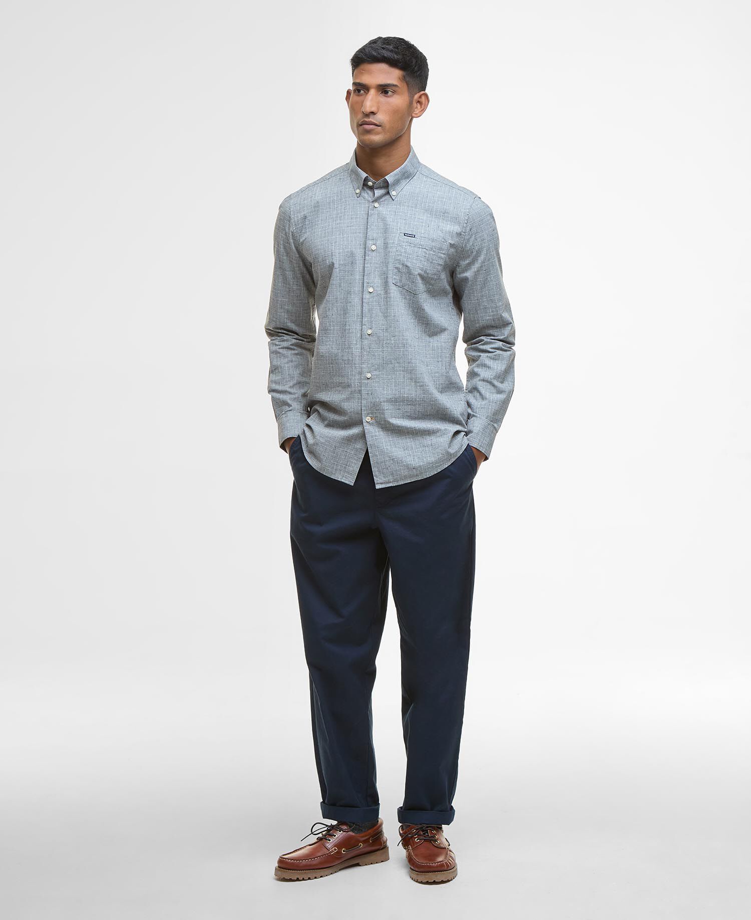 Wester Slub Tailored Shirt Chambray
