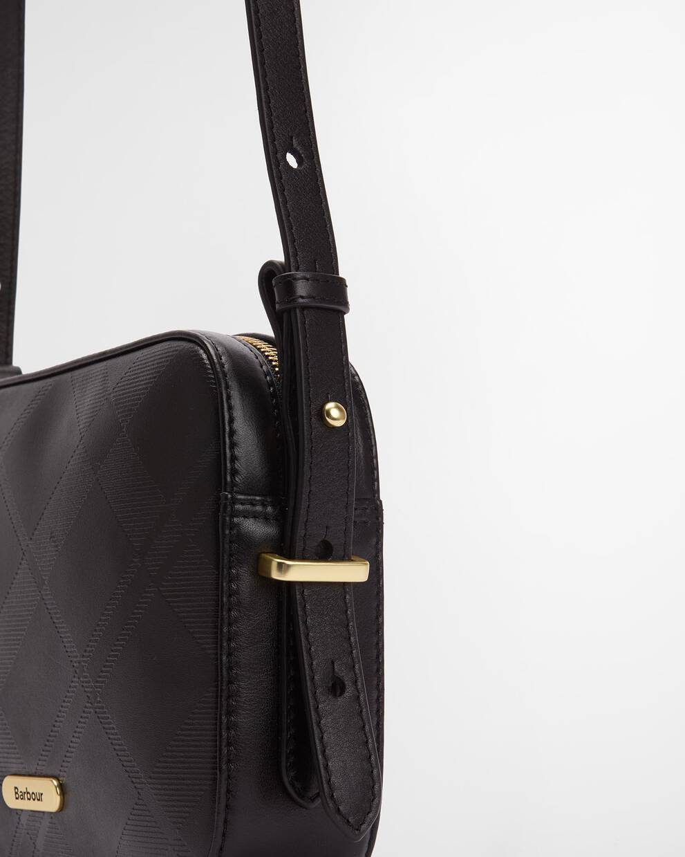 Daphne Deboss Leather Crossbody Bag