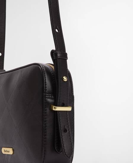 Ledertasche Daphne Crossbody Black/ Deboss Tartan