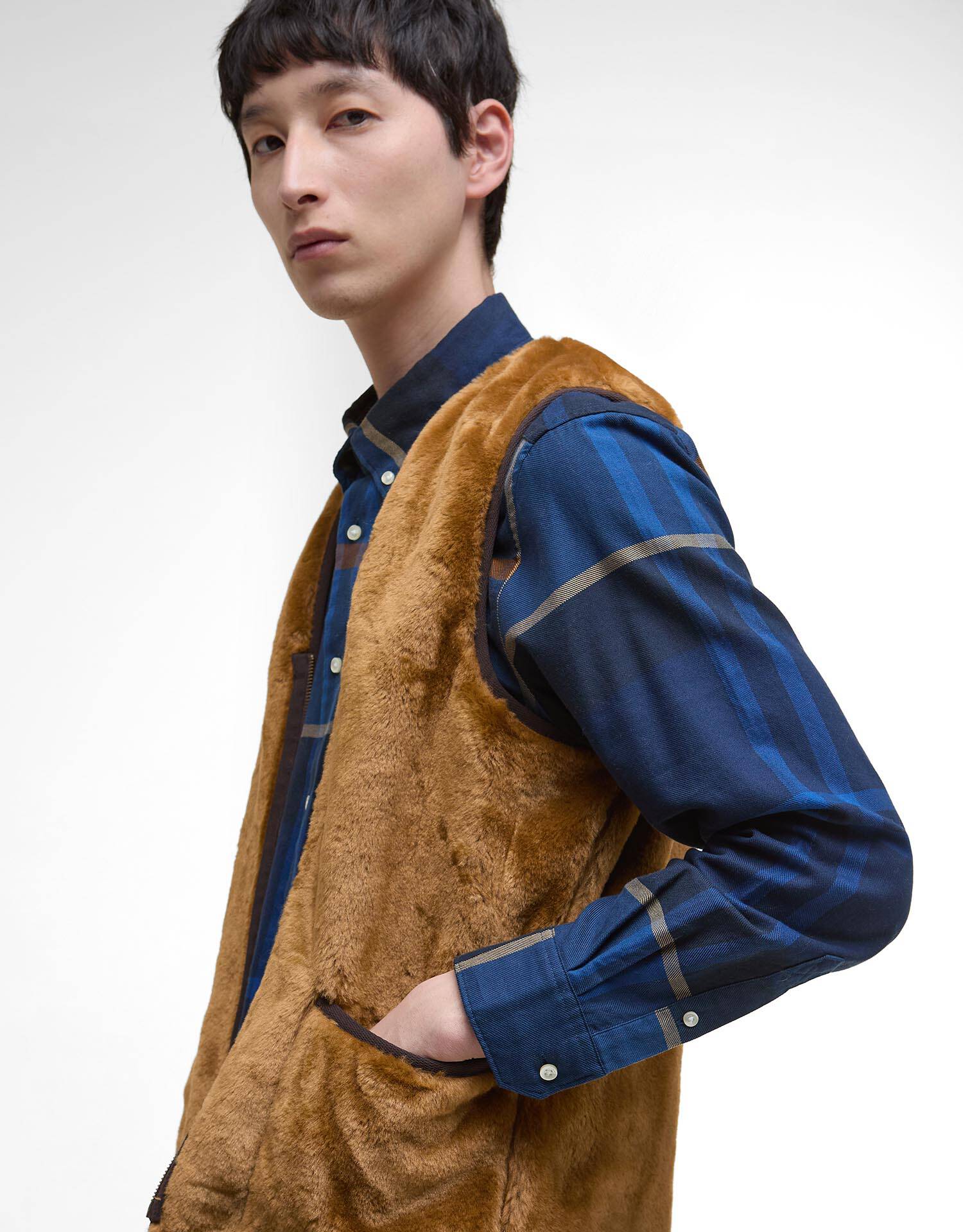 Slim Faux-Fur Liner image number 5