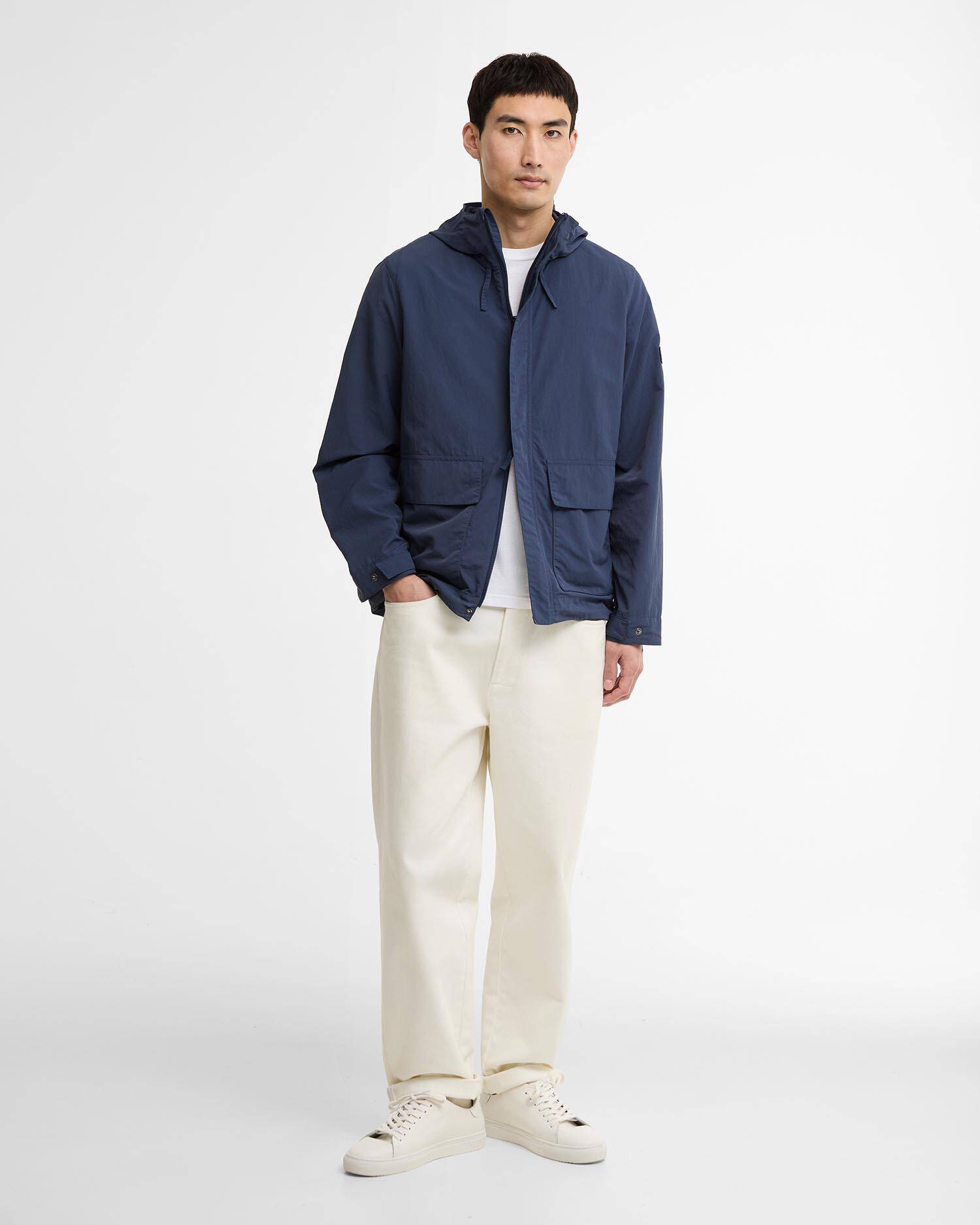 Barnwell Showerproof Jacket Oxford Navy image number 1