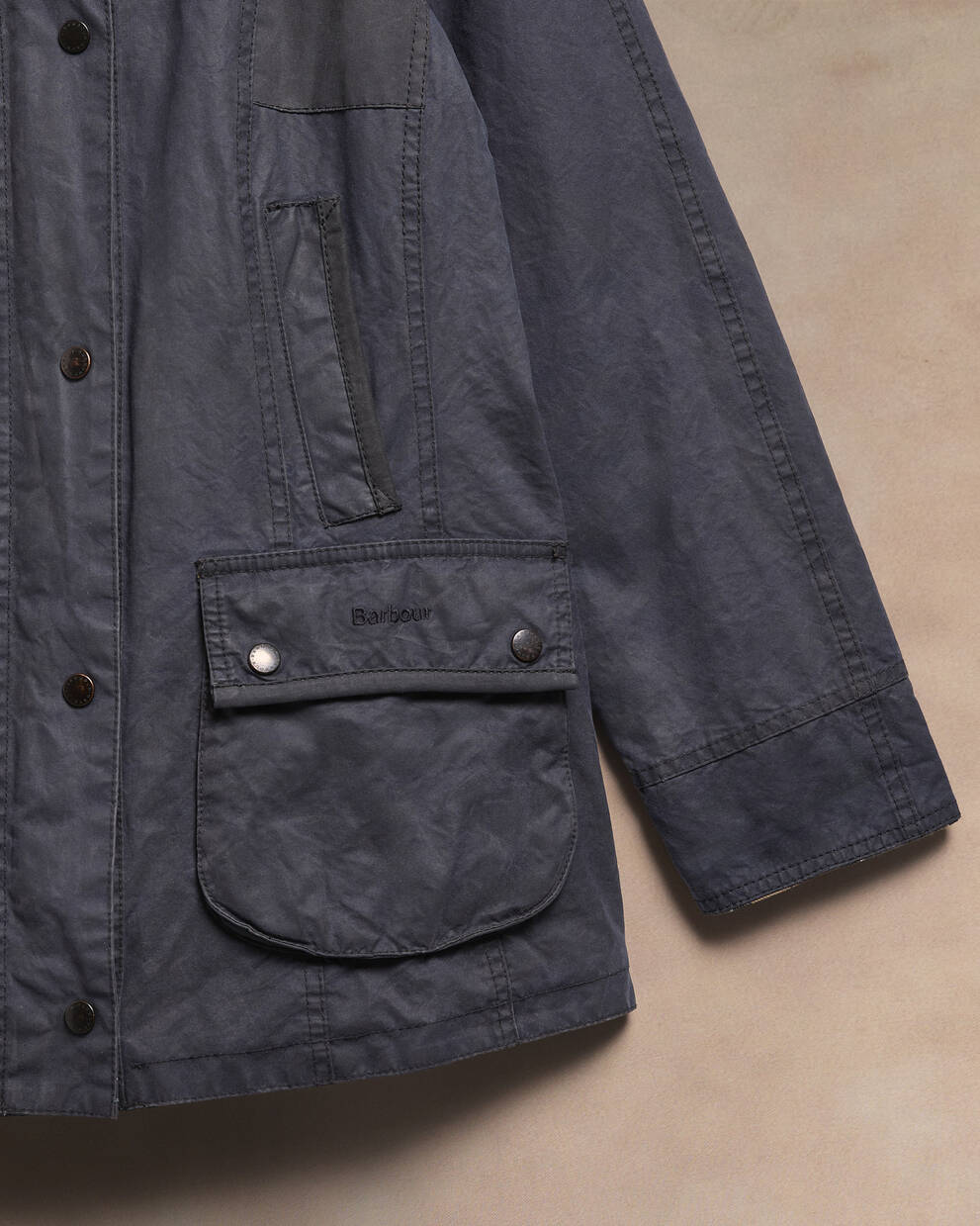 Barbour Re-Loved Women's Beadnell Waxed Jacket