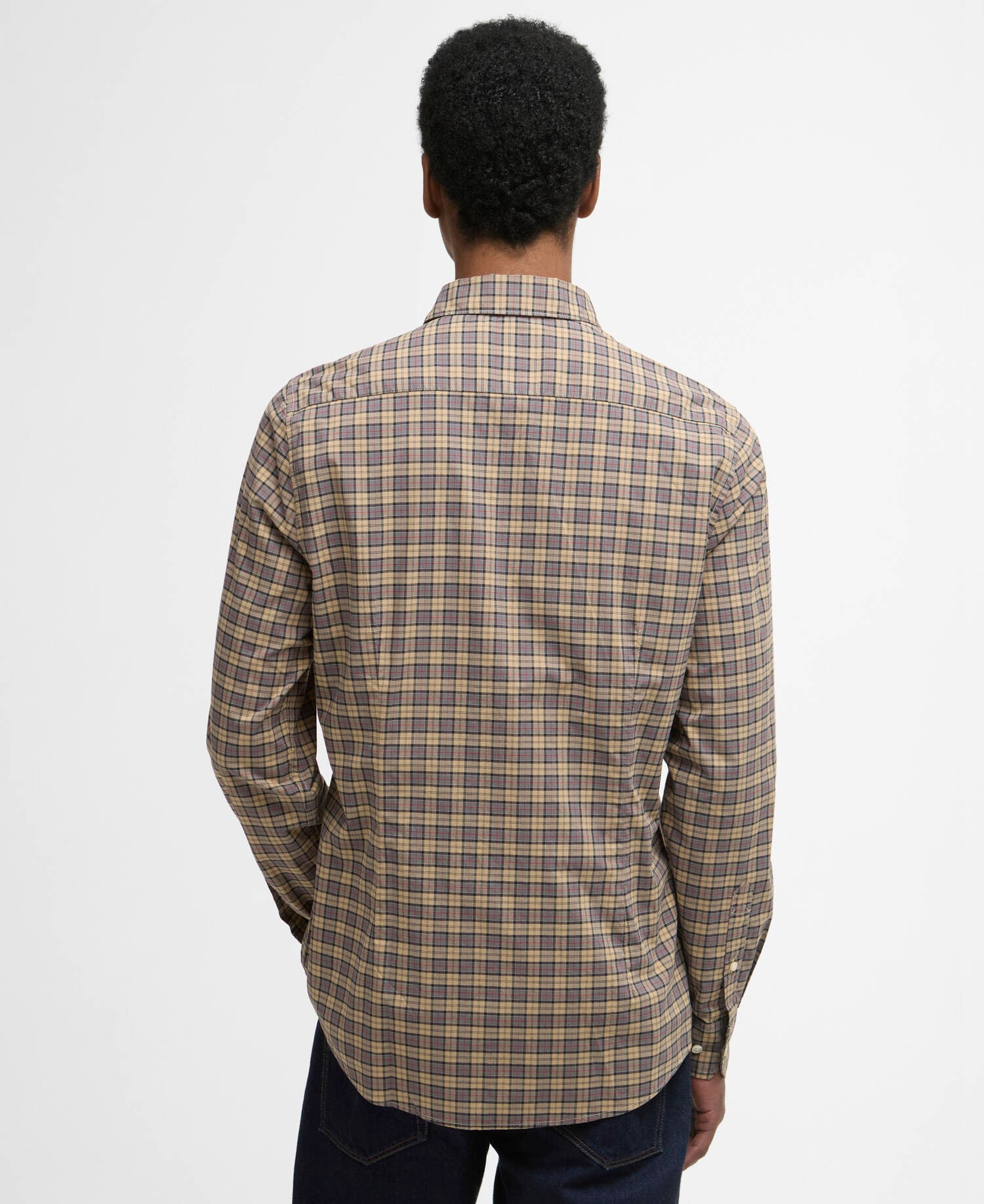 Lomond Tailored Long-Sleeved Shirt Dress Tartan image number 2