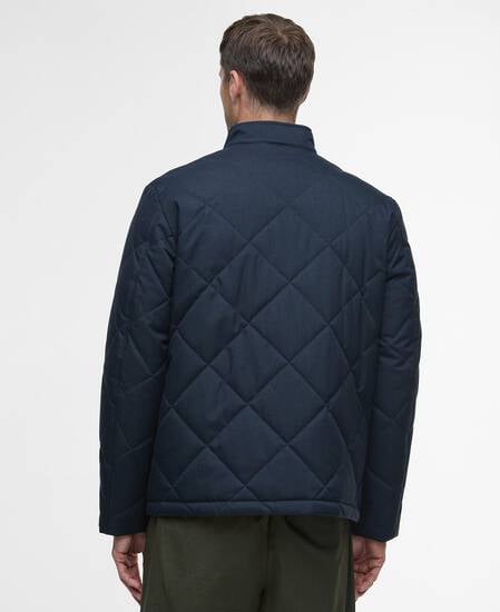 City Harrington Quilted Jacket Navy