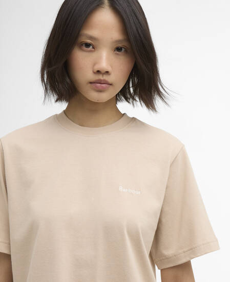 Marjorie T-Shirt Pebble Pink