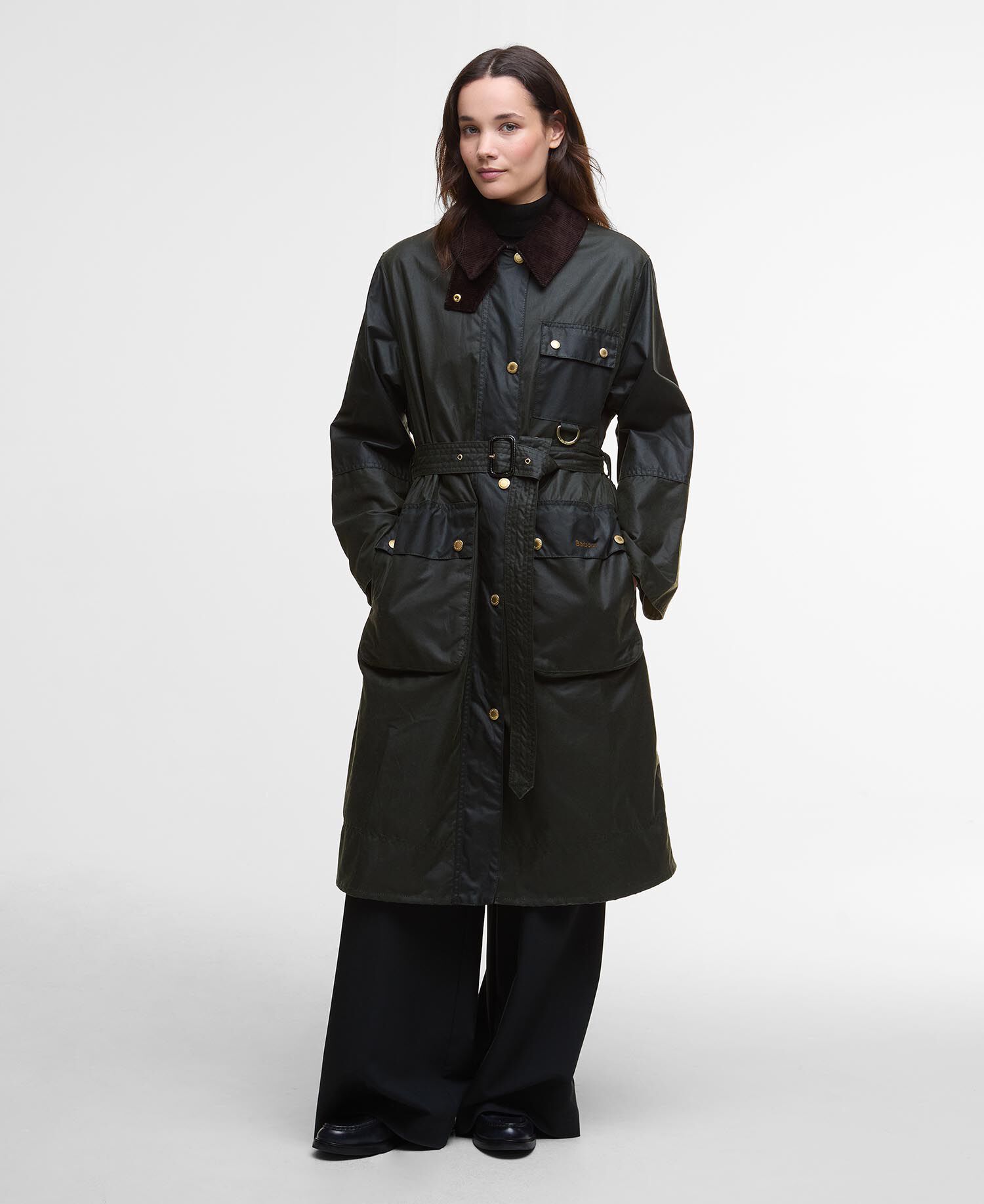 Buy Milda Waxed Trench Coat for USD 640.00 | BARBOUR_US