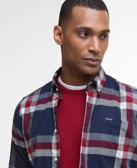 Folley Tailored Long-Sleeved Shirt Navy/Red Folley Tailored Long-Sleeved Shirt Navy/Red