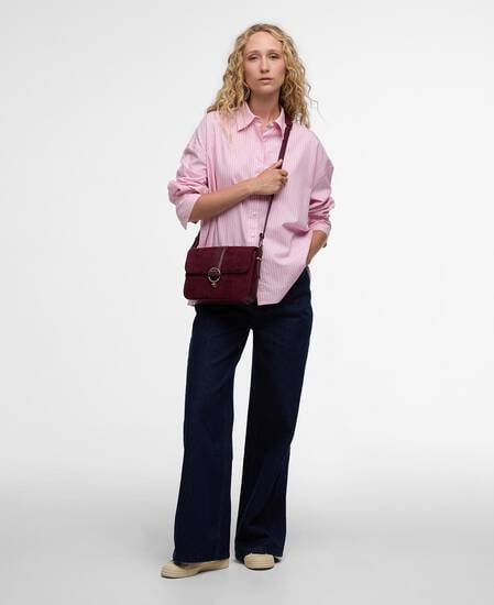 Borsa a tracolla Rosa Burgundy
