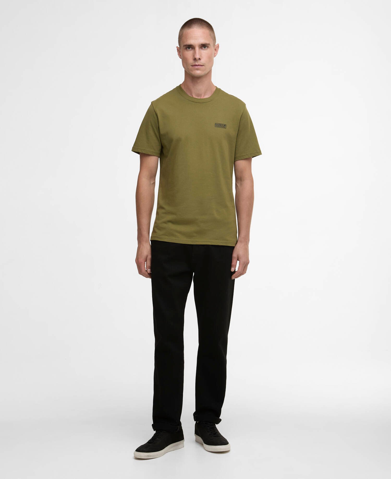 Small Logo T-Shirt Cable Olive image number 1