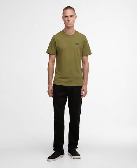 T-Shirt Small Logo Cable Olive