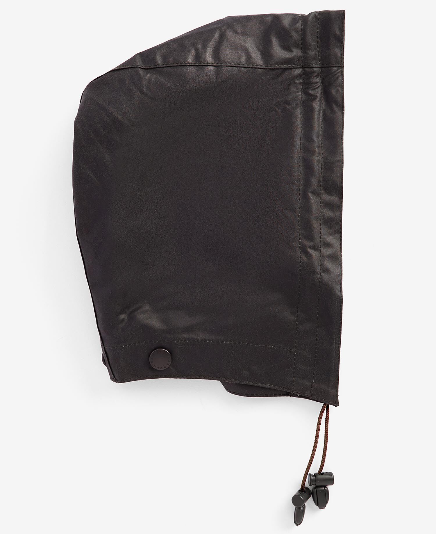Waxed Cotton Plain Hood Olive