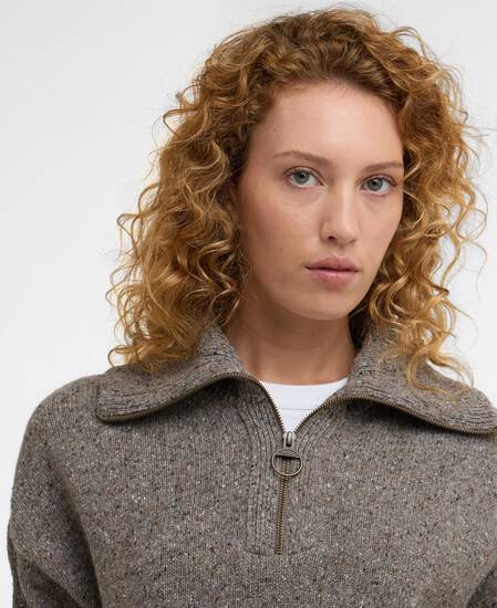 Lavensdale Half-Zip Jumper Mink
