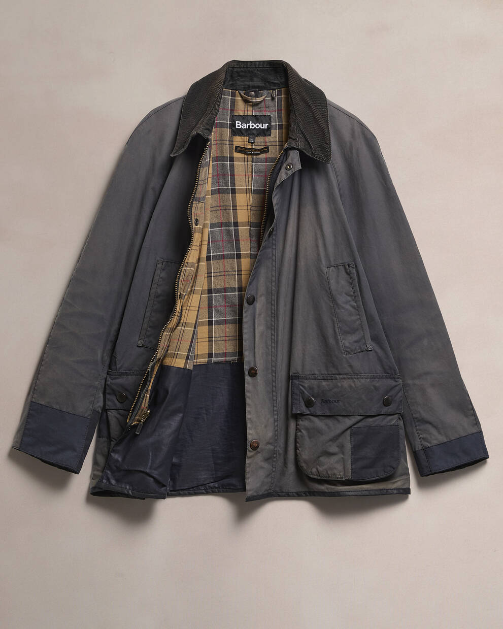 Barbour Re-Loved Men's Ashby Waxed Jacket - Size XL