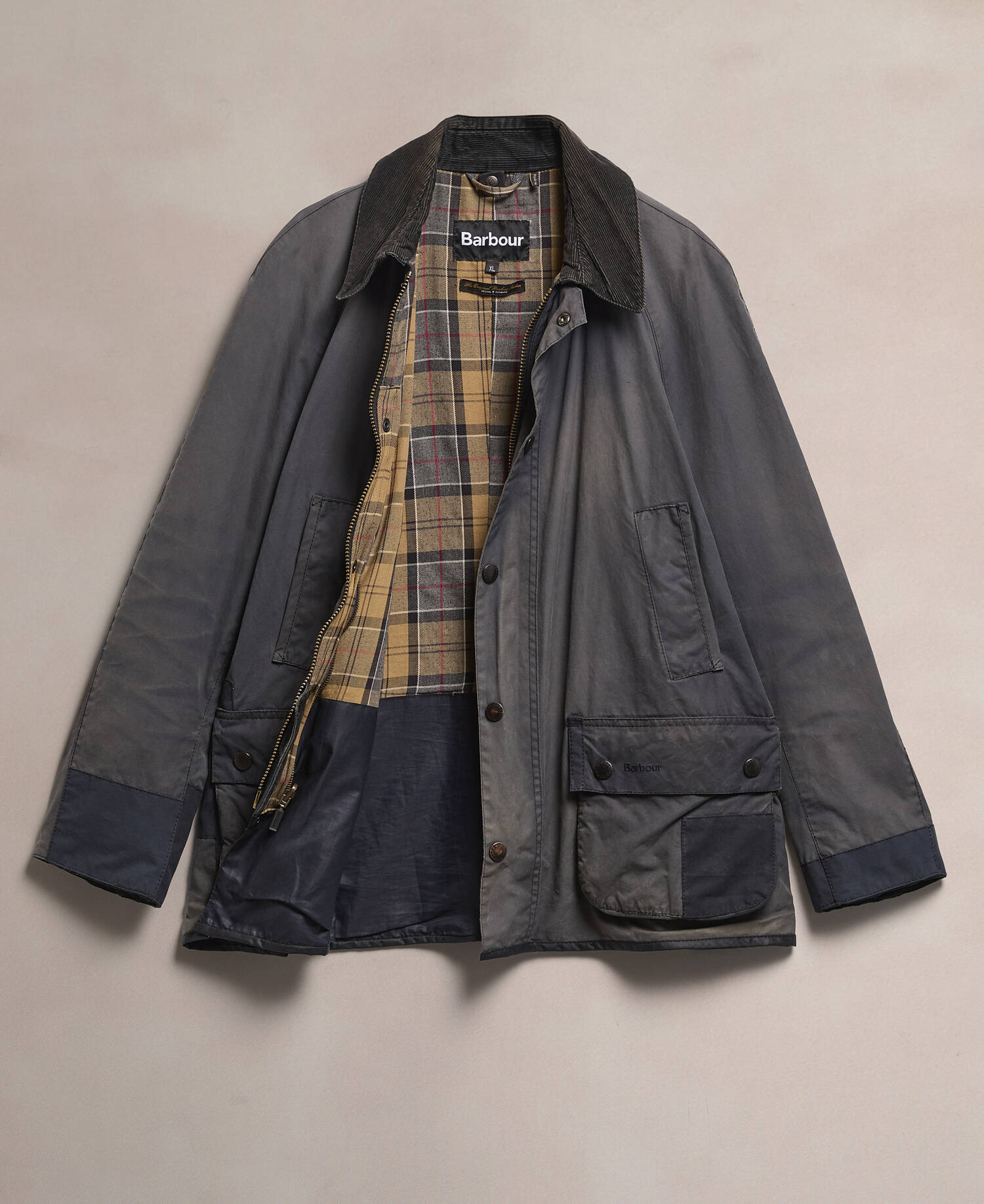 Barbour Re-Loved Men's Ashby Waxed Jacket - Size XL image number 1