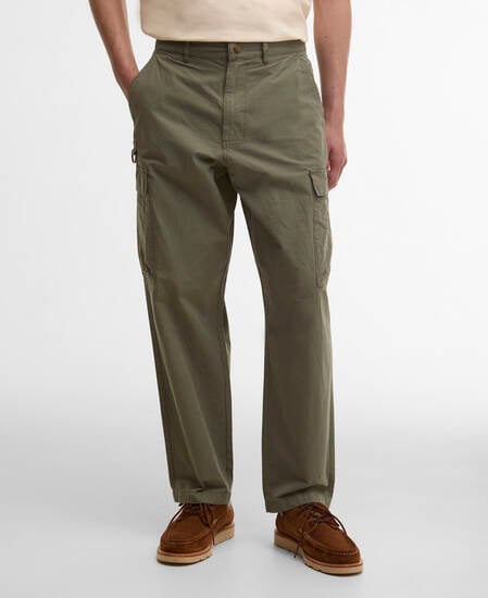 Spey Poplin Relaxed Trouser Archive Olive