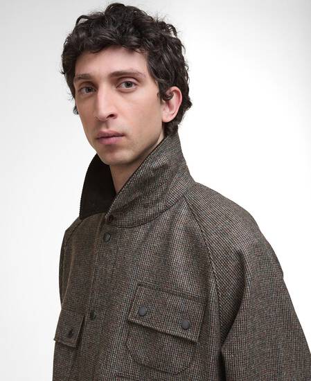 Wolljacke Editor Olive Check