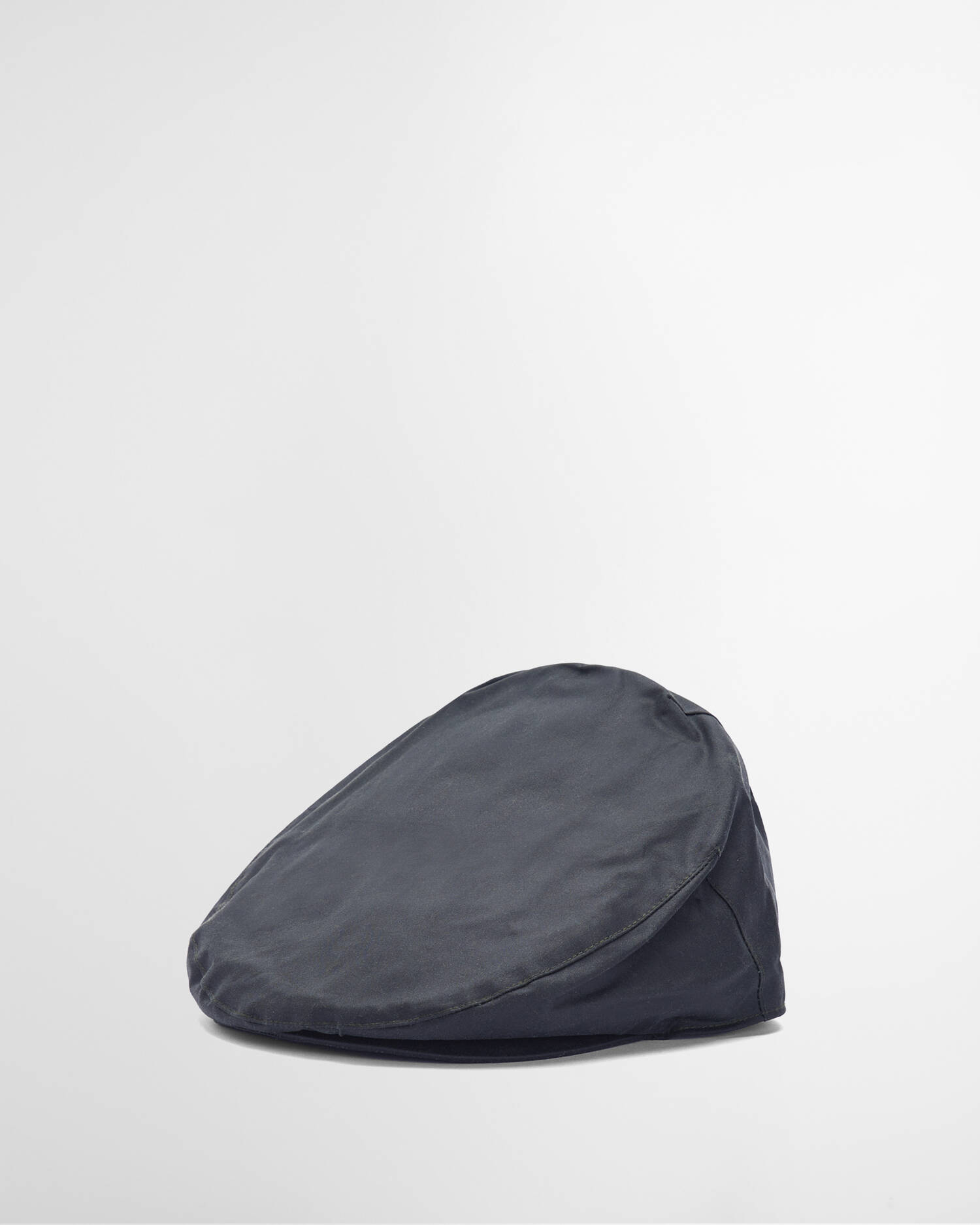 Waxed Flat Cap Classic Navy image number 0