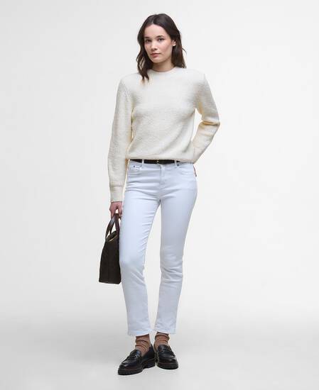 Luciana Crew Neck Jumper Cloud