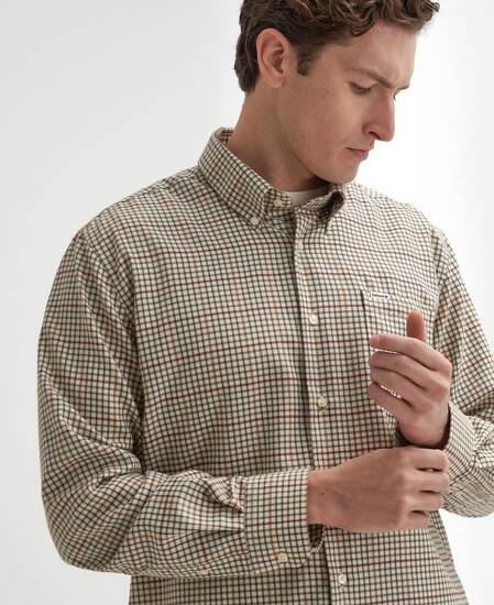 Henderson Thermo Weave Long-Sleeved Shirt Ecru