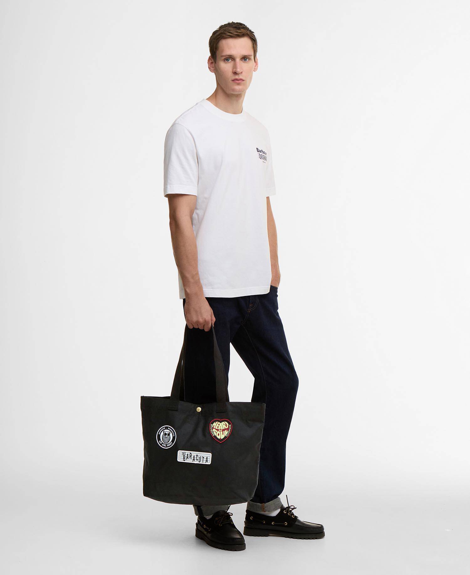 Barbour x Baracuta Tote Bag Black Badge image number 1