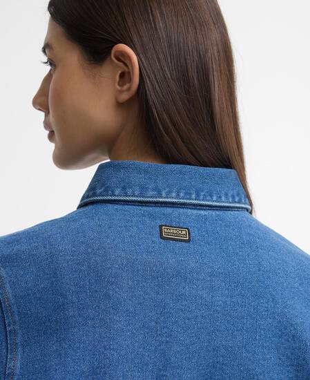 Seren Oversized Denim Shirt Denim Blue