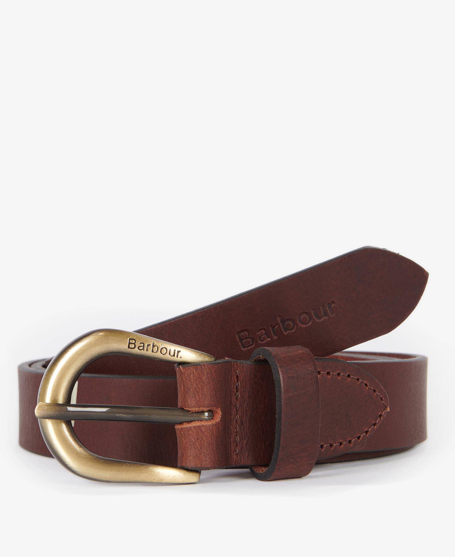 Ladies Allanton Leather Belt Classic Brown image number 0