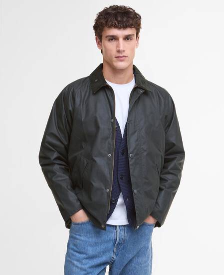 Tracker Waxed Jacket Sage