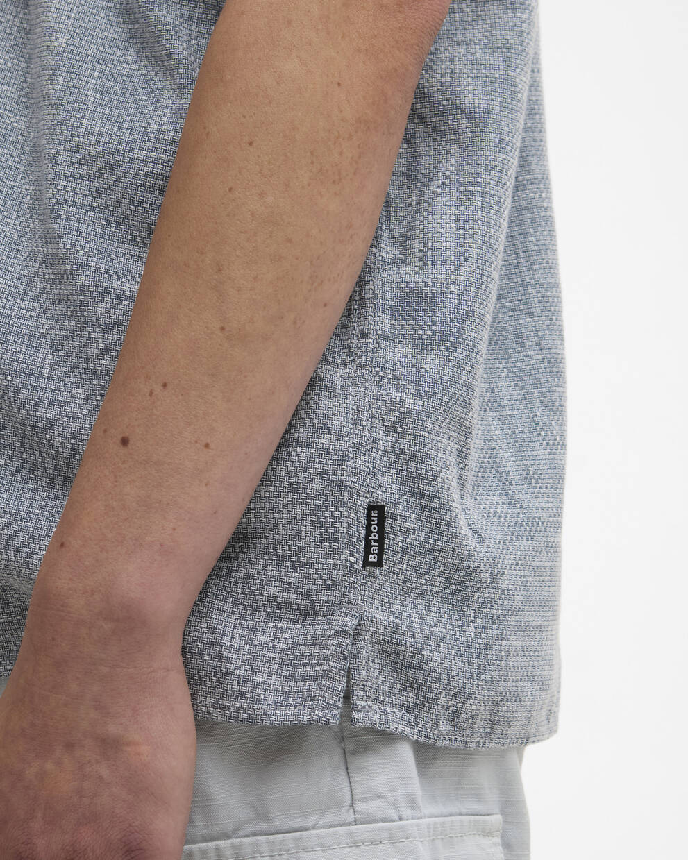 Firth Textured Short-Sleeved Relaxed Shirt