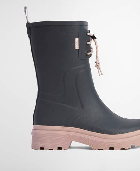 Devlin Wellingtons Dusky Grey/Gardenia Pink