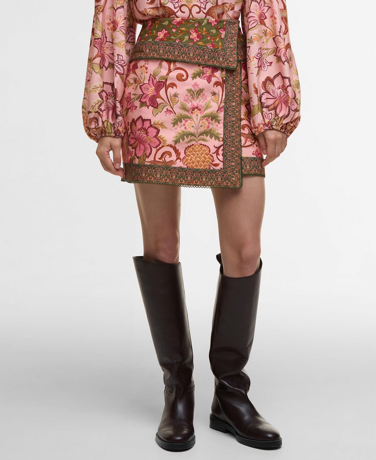 Barbour FARM Rio Thais Mini Skirt Tropical Print