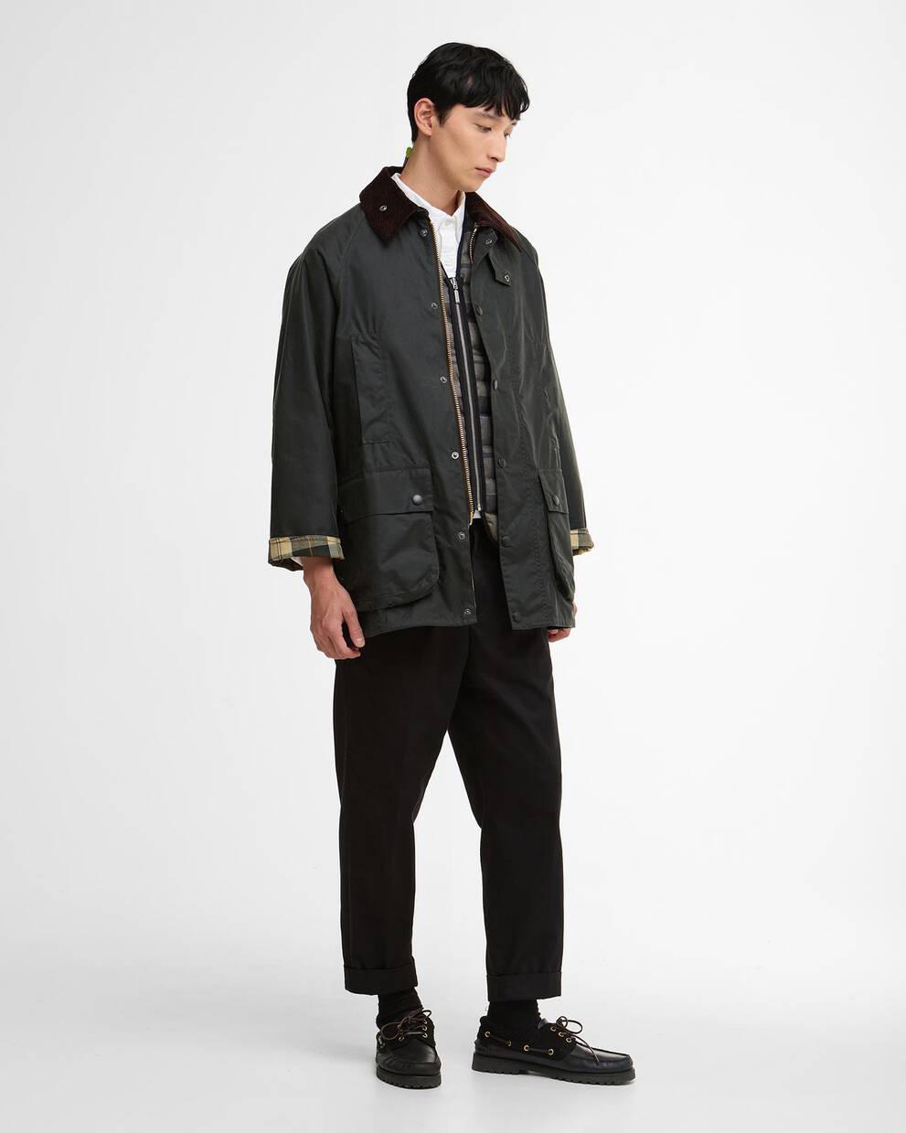 Oversized Beaufort Waxed Jacket