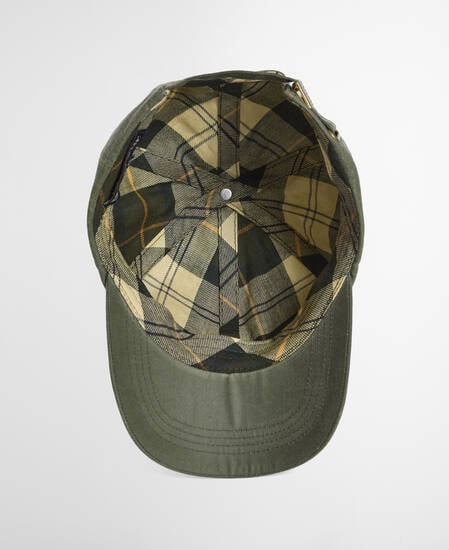 Waxed Sports Cap Light Moss