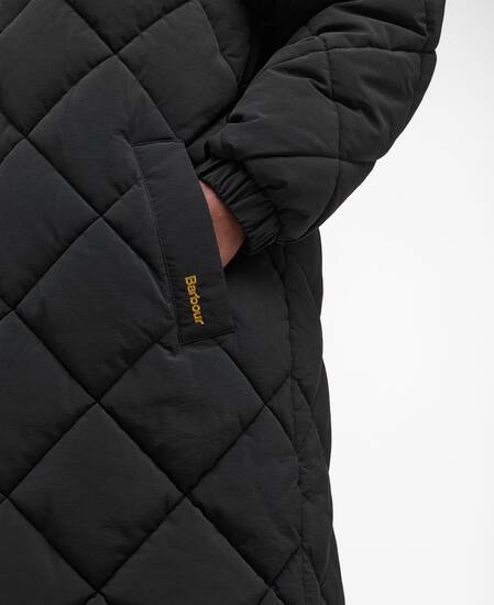 Kirkton Longline Puffer Jacket Black/Classic
