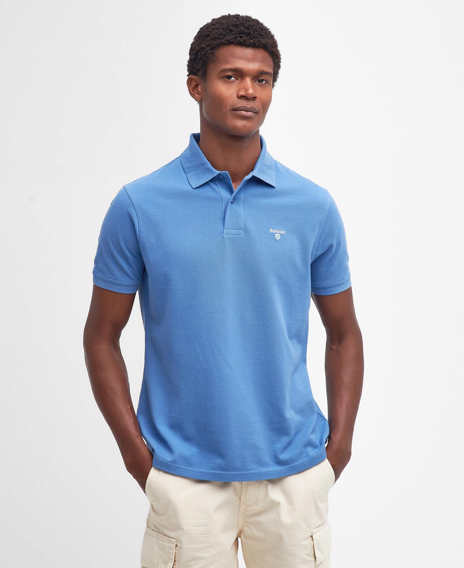 Sports Short-Sleeved Polo Shirt Federal Blue
