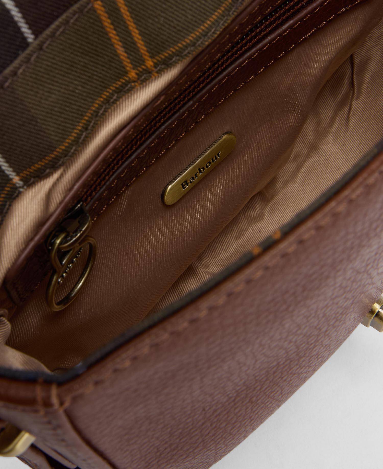 Elm Leather Crossbody Bag Brown image number 7