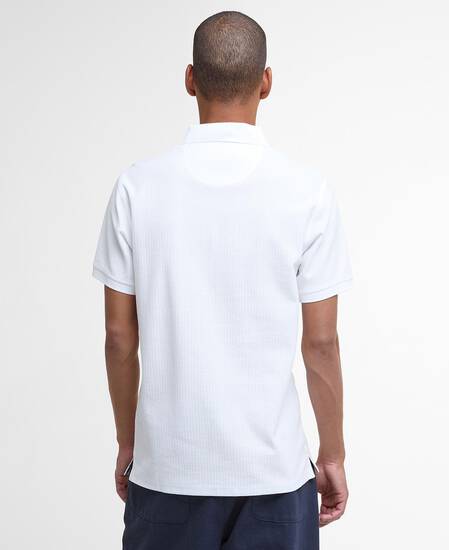 Backfield Tailored Short-Sleeved Polo Shirt White